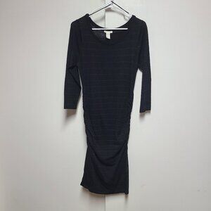 Black maternity dress